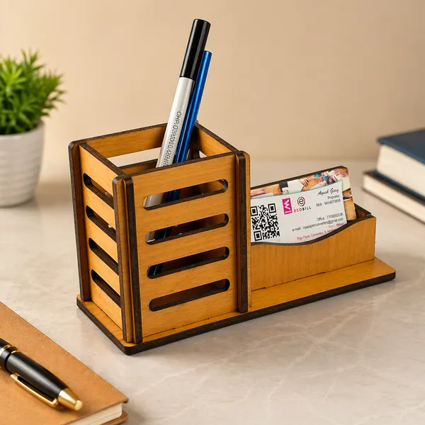 Wooden_Desk_Organiser_with_Pen_Holder_and_Business_Card_Holder,_Multi-Functional,_Premium_Wood,_17.1_x_7_x_9.5_cm