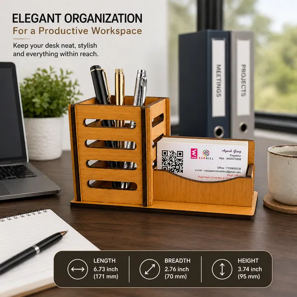 Wooden_Desk_Organiser_with_Pen_Holder_and_Business_Card_Holder,_Multi-Functional,_Premium_Wood,_17.1_x_7_x_9.5_cm
