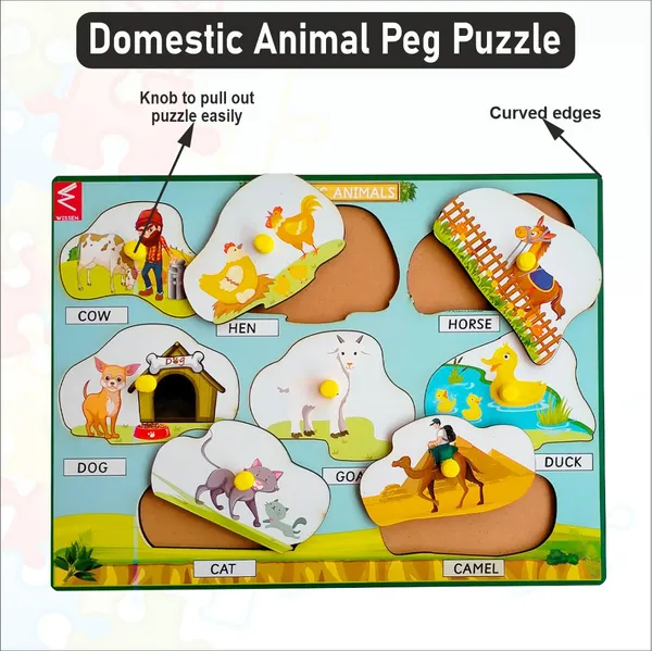 Wooden_Domestic_Animals_Learning_Peg_Board_Puzzle_12*9_inch