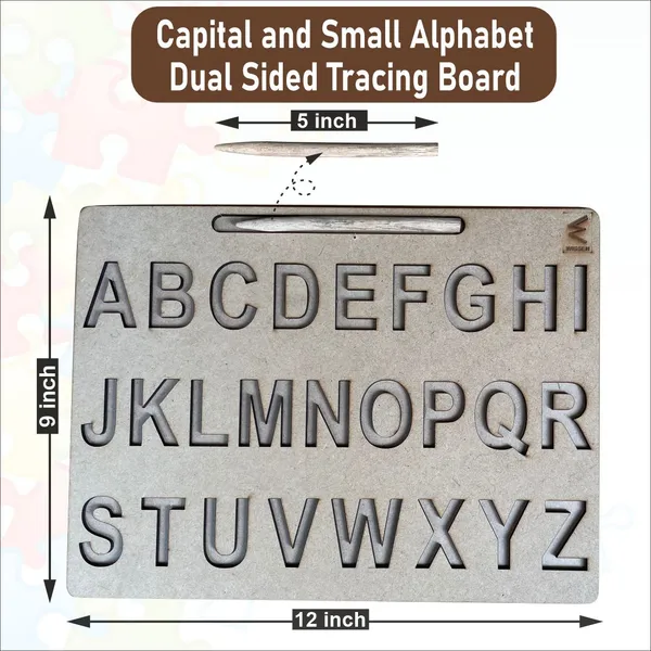 Wooden_Dual_Side_Capital_Alphabet_and_Small_Alphabet_Tracing_board-_12*9_inch_for_kids