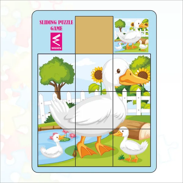 Wooden_Duck_and_Duckling_Sliding_Puzzle_Game