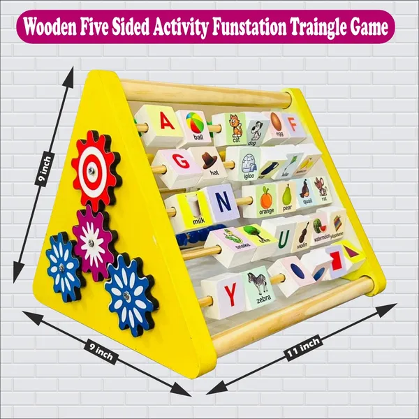 Wooden_Five-Sided_Activity_Triangle_Fun_Station_Game