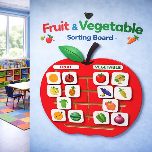 Wooden_Fruit_&_Vegetable_Sorting_Board_Montessori_Activity