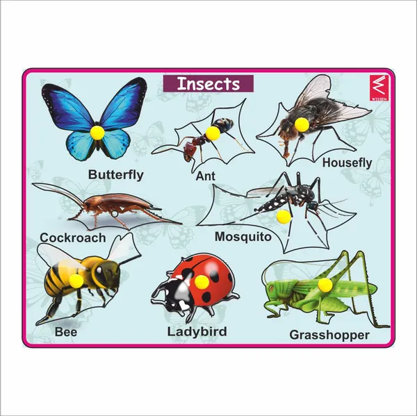Wissen_Wooden_Insects_Peg_Board_Puzzle_12X9_Inch