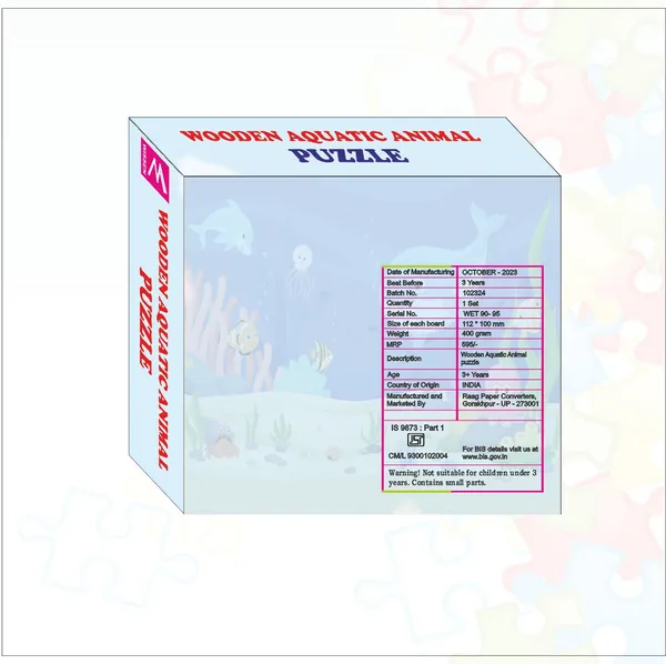 Wissen_Wooden_Aquatic_Animals_Jigsaw_Puzzle_Set_Of_6