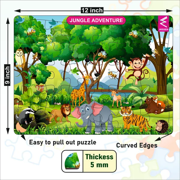 Wooden_Jigsaw_puzzle_-12*9_inch-Combined_Set_of_4