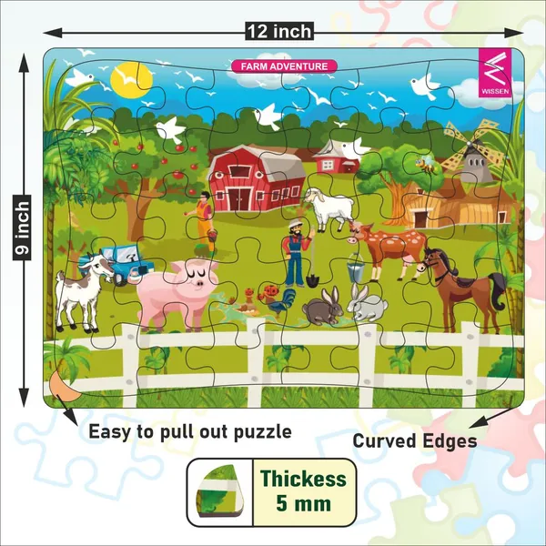 Wooden_Jigsaw_puzzle_-12*9_inch-_Jungle_theme