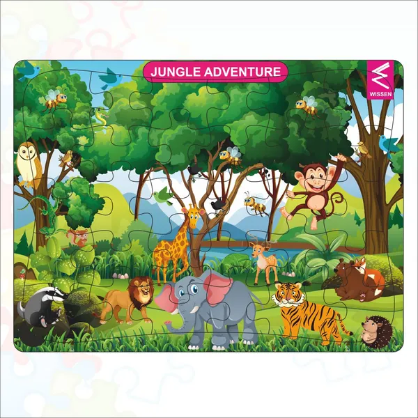 Wooden_Jigsaw_puzzle_-12*9_inch-_Jungle_theme