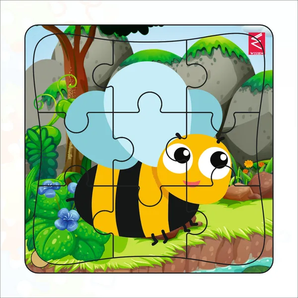 Wooden_jigsaw_Puzzle-_6*6_inch_Bee_Theme