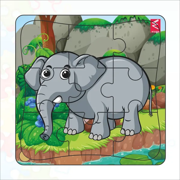 Wooden_jigsaw_Puzzle-_6*6_inch_Elephant_Theme