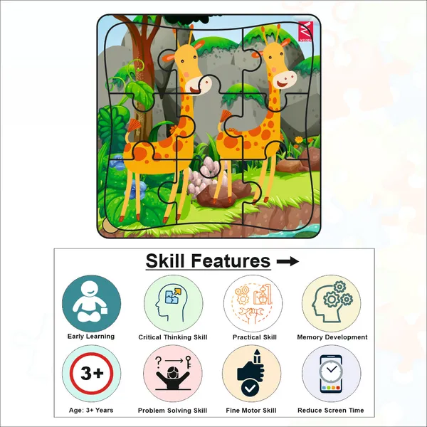 Wooden_Jigsaw_Puzzlegiraffe_Theme
