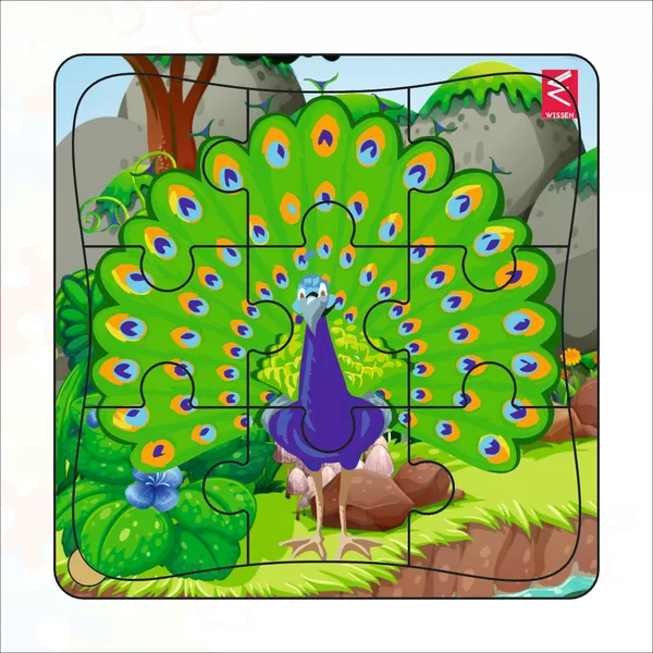 Wooden_Jigsaw_Puzzlepeacock_Theme