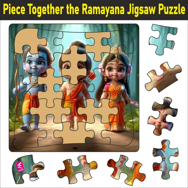 Wooden_Jigsaw_Puzzle-_"_Piece_together_the_Ramayana:_A_delightful_puzzle_featuring_Ram,_Lakshman,_Sita,_and_their_epic_journey._9*9_inch