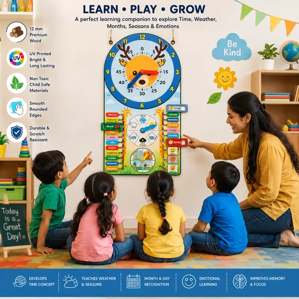 Wooden_Jungle_Safari_Wall_Calendar_Wall_Game