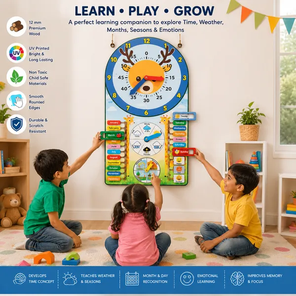 Wooden_Jungle_Safari_Wall_Calendar_Wall_Game