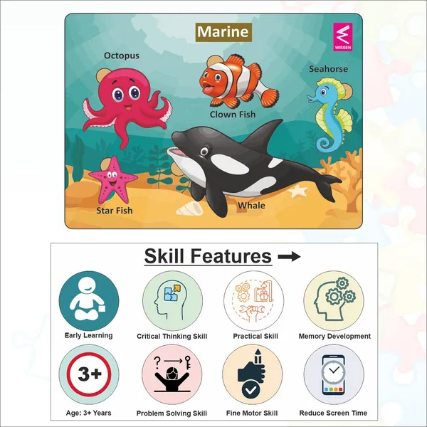 Wooden_Marine_Habitat_Learning_Puzzle_board_game_for_kids