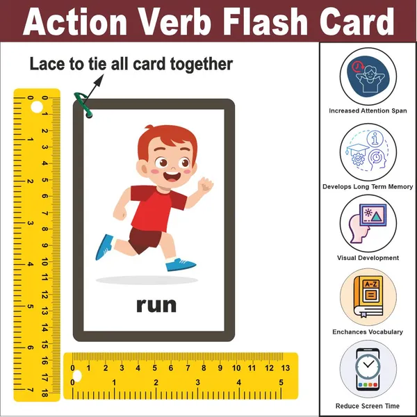 Wooden_(MDF)_Action_Verb_Learning_Flash_card_with_lacing_thread.
