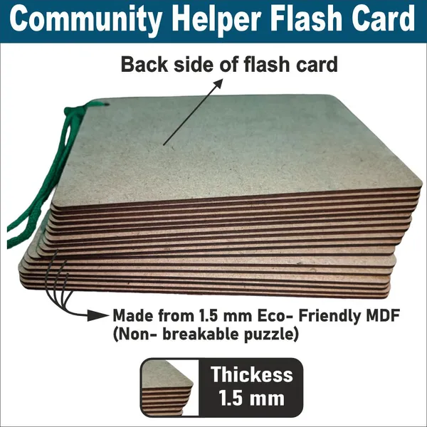 Wooden_(MDF)_Community_helpers_Learning_Flash_card_with_lacing_thread.