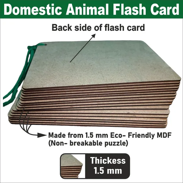 Wooden_(MDF)_Domestic_Animals_Flash_Card_Learning_Flash_card_with_lacing_thread.