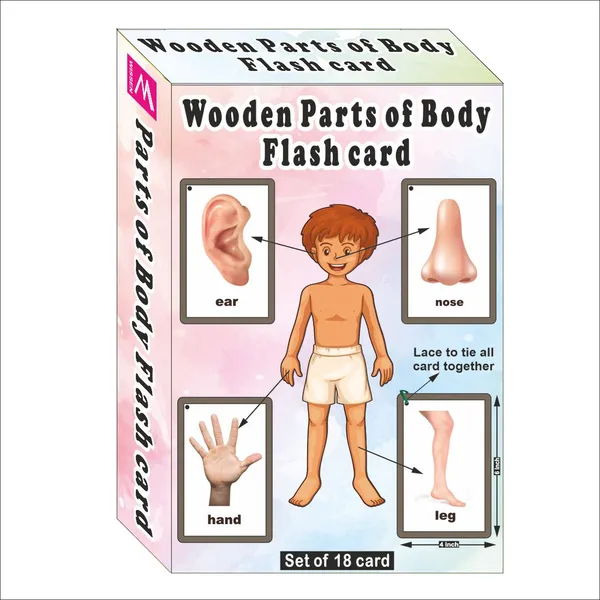 Wooden_(MDF)_Parts_of_Body_Learning_Flash_card_with_lacing_thread.