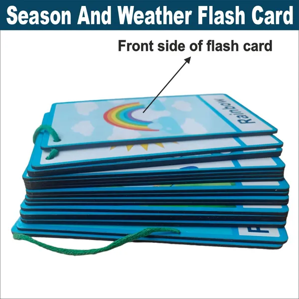 Wooden_(Mdf)_Season_And_Weather_Learning_Flash_Card_With_Lacing_Thread.