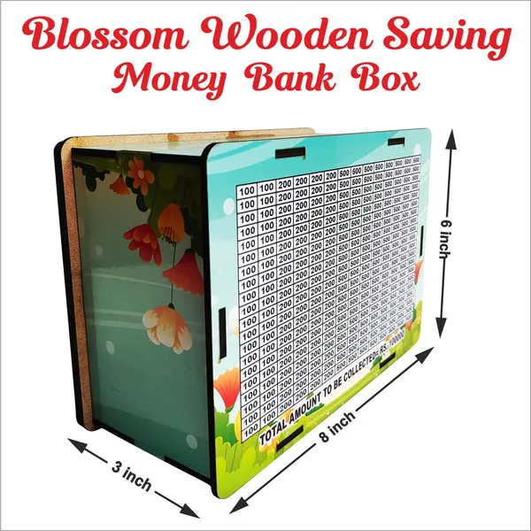 Wooden_Money_Saving_Bank_Floral_Themes