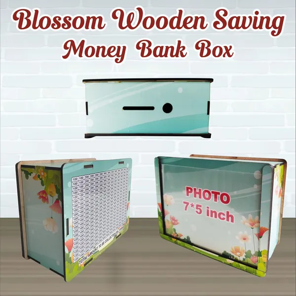 Wooden_Money_Saving_Bank_Floral_Themes