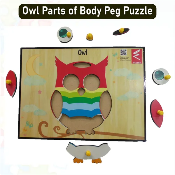 Wooden_OWL_parts_of_body_peg_board_Puzzle_-12*9_inch