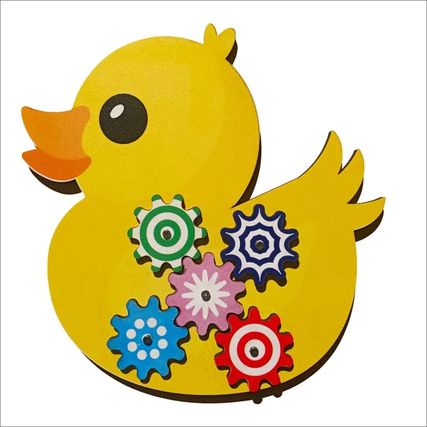Yellow_Wood_Quacky_Gear_Spinning_Sensory_Learning_Toy_For_Kids