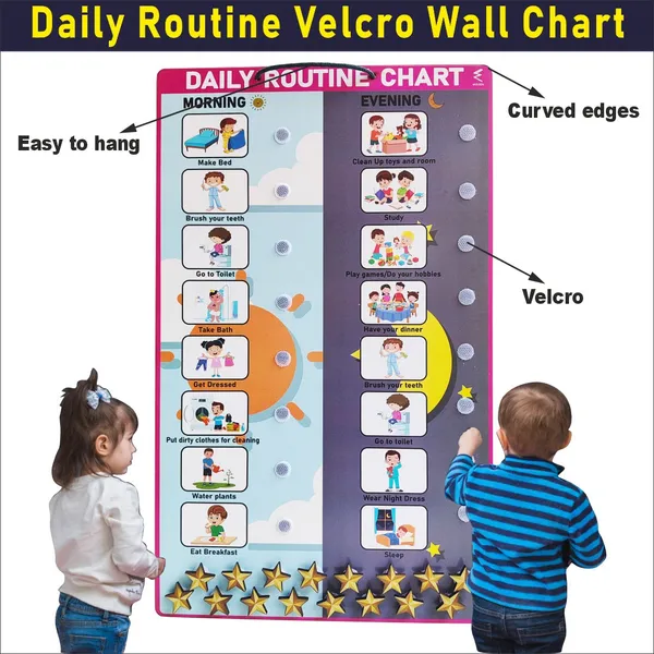 Wooden_Routine_Chart_Velcro_Wall_Chart_for_Kids