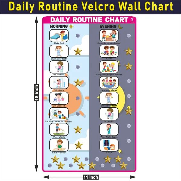 Multicolor_Wood_Routine_Velcro_Wall_Chart_For_Kids