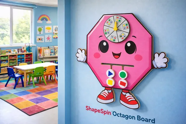 Wooden_Shape_Recognition_Spinner_Board_Color_Matching_Activity