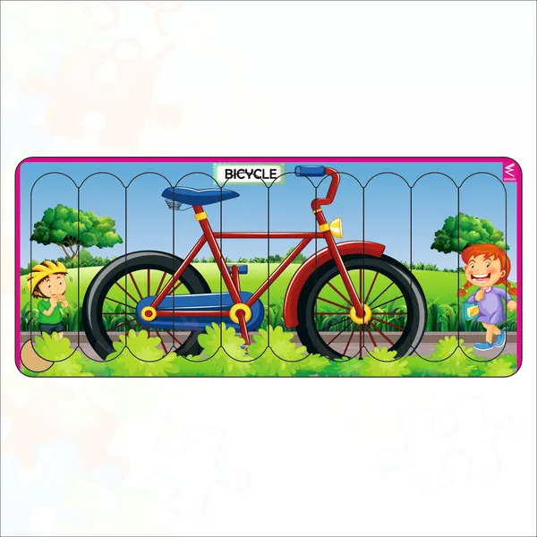 Wooden_Strip_Puzzle_-My_bicycle_Design__-9*4_inch