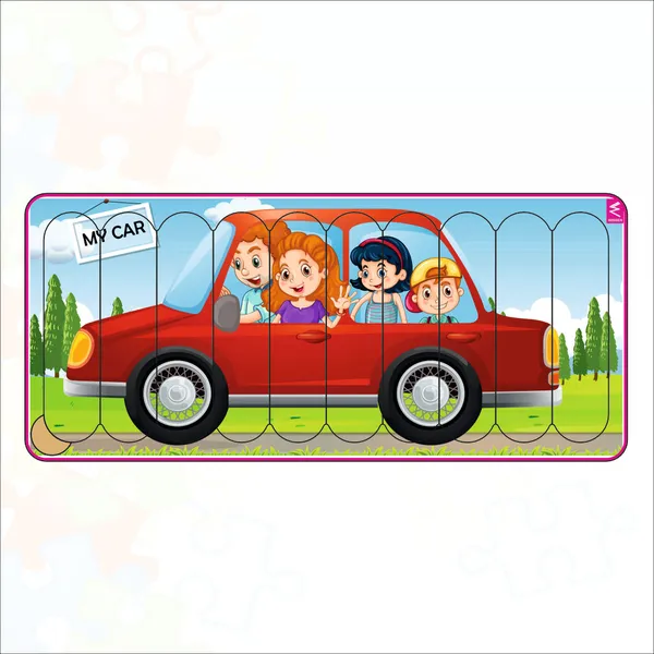 Wooden_Strip_Puzzle_Car_Design_9X4_Inch