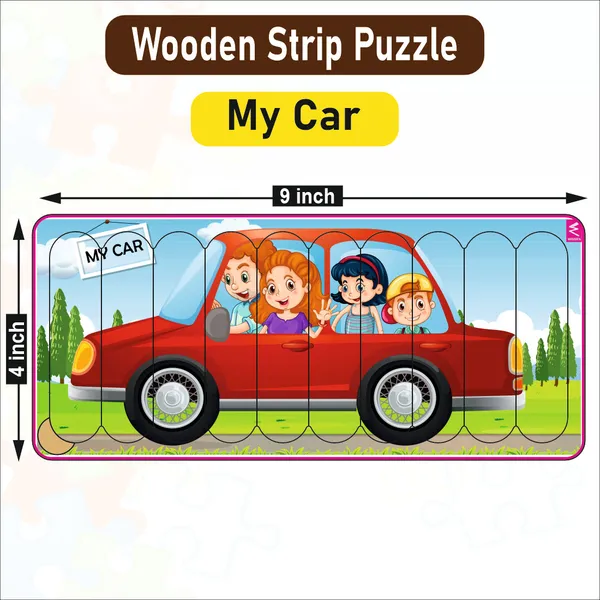 Wooden_Strip_Puzzle_Car_Design_9X4_Inch