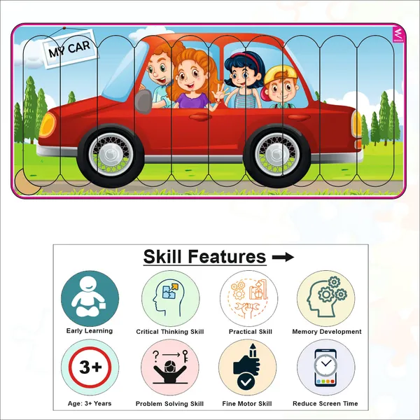 Wooden_Strip_Puzzle_Car_Design_9X4_Inch