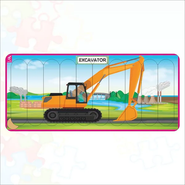 Wooden_Strip_Puzzle_Excavator_Design_9X4_Inch
