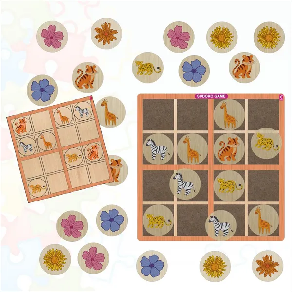 Wooden_Sudoku_Game_Animals_and_Flowers
