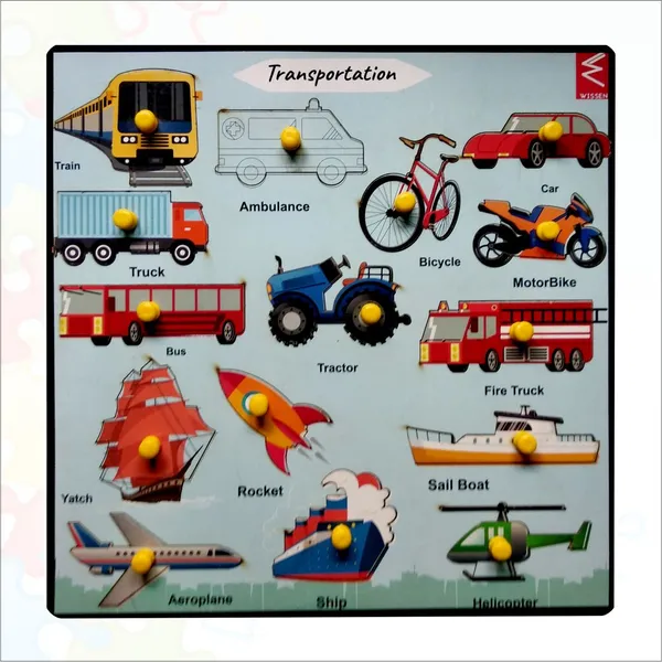 Wooden_Transportation_Educational_peg_board_puzzle-_12*9_inch