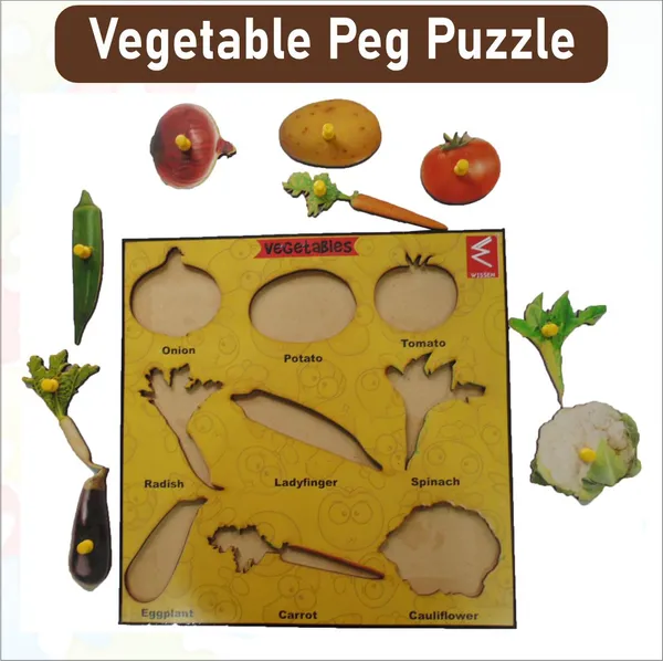 Wooden_Vegetable_Learning_Educational__Peg_Board_Puzzle_-12_*12_inch