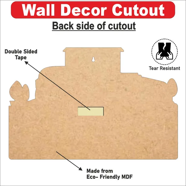 Wooden(Mdf)_Wall_Decor_Cutout_For_Kids-_Always_Stand_In_Queue_-Learning_Through_Fun_Design