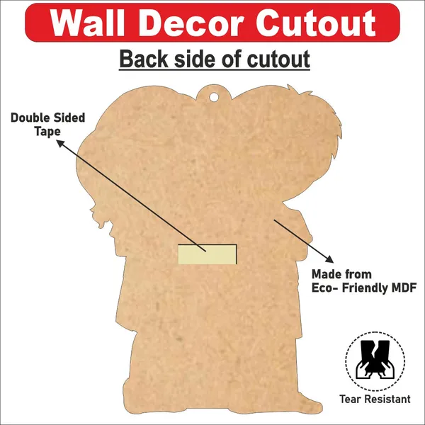 Wooden(MDF)_Wall_Decor_Cutout_for_kids-_be_in_proper_uniform__-Learning_through_Fun_design_-_12*18_inch
