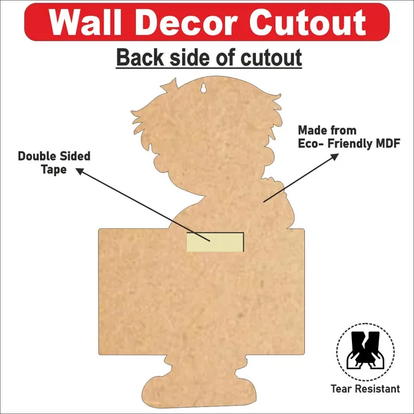 Wooden(MDF)_Wall_Decor_Cutout_for_kids-Brush_your_teeth_-Learning_through_Fun_design_-_12*18_inch