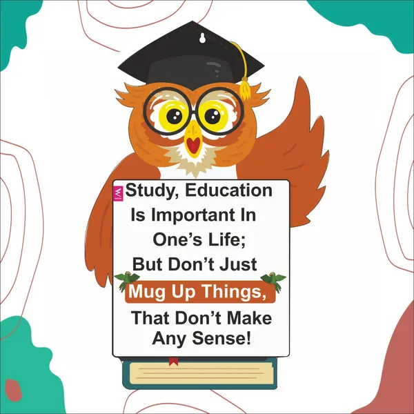 Wooden(MDF)_Wall_Decor_Cutout_for_kids-Don’t_Mug_Up_-Learning_through_Fun_design_-_12*18_inch