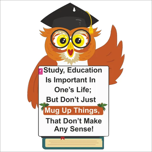 Wooden(Mdf)_Wall_Decor_Cutout_For_Kids-Don'T_Mug_Up_-Learning_Through_Fun_Design
