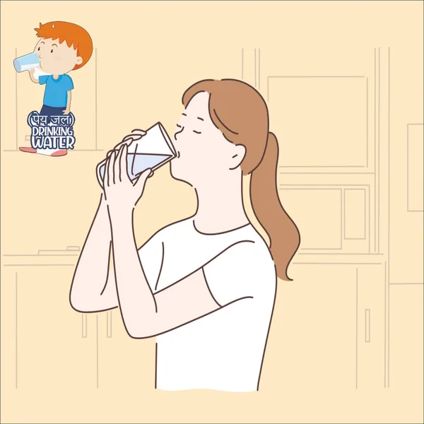 Wooden(MDF)_Wall_Decor_Cutout_for_kids-_Drinking_Water_-Learning_through_Fun_design_-_12*18_inch