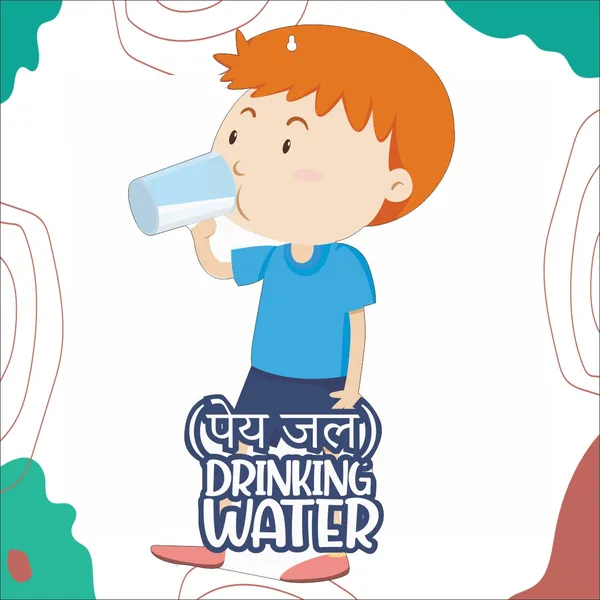 Wooden(MDF)_Wall_Decor_Cutout_for_kids-_Drinking_Water_-Learning_through_Fun_design_-_12*18_inch