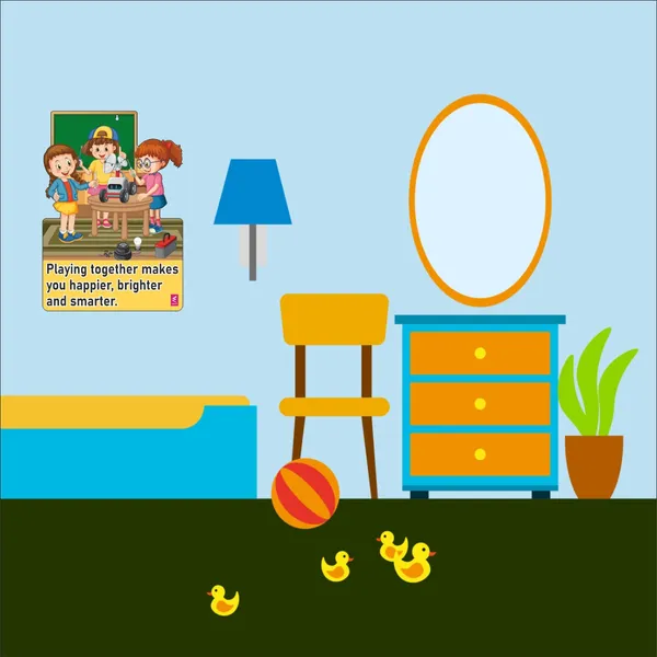 Wooden(MDF)_Wall_Decor_Cutout_for_kids-_Playing_together_makes_you_happier_-Learning_through_Fun_design_-_12*18_inch