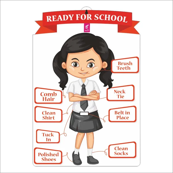 Wooden(Mdf)_Wall_Decor_Cutout_For_Kids-_Ready_For_School_(Girl)-Learning_Through_Fun_Design