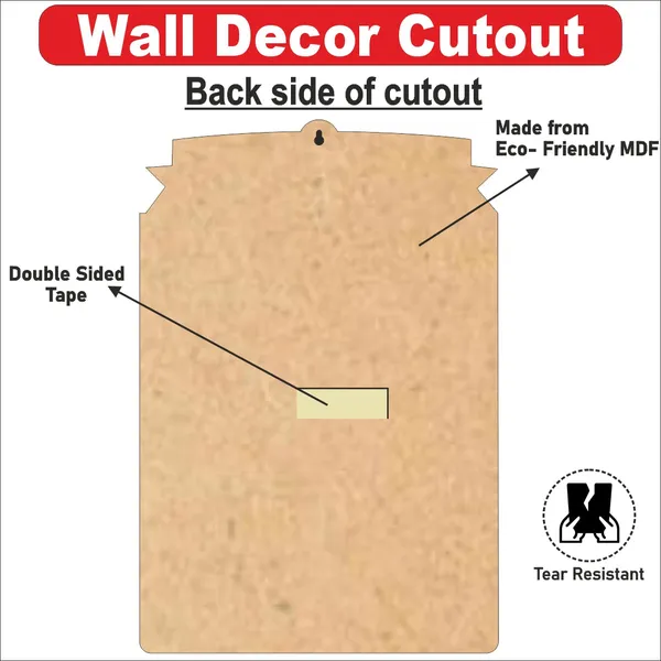 Wooden(Mdf)_Wall_Decor_Cutout_For_Kids-_Ready_For_School_(Girl)-Learning_Through_Fun_Design